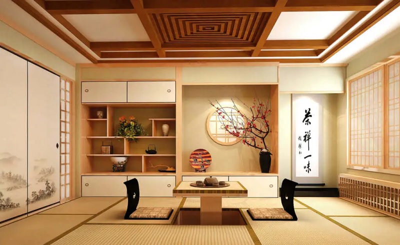 Interior Rumah Gaya Jepang yang Terlihat Unik dan Estetik 